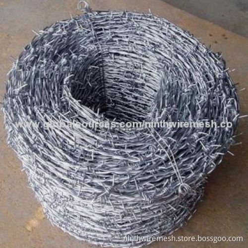 Barbed wire/stainless steel wire, double twisted